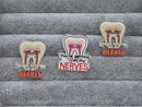Getting On My Nerves Pin | Funny Dental Enamel Pin | Dental Assistant & Hygienist Gift | Dentist Lapel Pin | Tooth Humor Badge