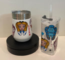 Dental Wonderland Tumbler and Glass | Tooth Fairy Cup | Dental Assistant Gift | Dentist Coffee Cup | Hygienist Drinkware