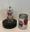 Dental Wonderland Tumbler and Glass | Tooth Fairy Cup | Dental Assistant Gift | Dentist Coffee Cup | Hygienist Drinkware