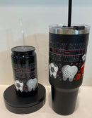 Dental Sport Glasses or Tumbler: Fun Gift for Dentists