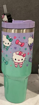 Dental Kitty Topper 40oz Tumbler & Pink Coffee Mug Set
