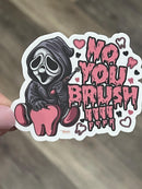 Scary Dental sticker