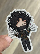 Dental Halloween Sticker: Edward Scissorhands Tooth