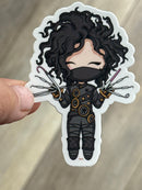 Dental Halloween Sticker: Edward Scissorhands Tooth