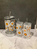 Dental Daisy Glass Cup