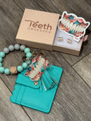 Pink Glitter Tooth Dental Keychain