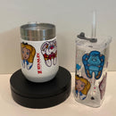 Dental Wonderland Tumbler and Glass | Tooth Fairy Cup | Dental Assistant Gift | Dentist Coffee Cup | Hygienist Drinkware