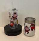 Dental Wonderland Tumbler and Glass | Tooth Fairy Cup | Dental Assistant Gift | Dentist Coffee Cup | Hygienist Drinkware