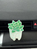 Dental Succulent Car Freshener & Vent Clip – Cute Tooth Air Freshie | Car Accessory Gift for Dental Assistants, Hygienists Students