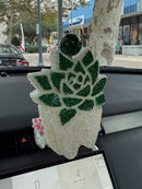 Dental Succulent Car Freshener & Vent Clip – Cute Tooth Air Freshie | Car Accessory Gift for Dental Assistants, Hygienists Students