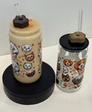 Doggie Glass with Tooth Straw Topper – Cute Pet & Dental Cup | Gift for Dental Assistants, Hygienists, Students Dog Lovers