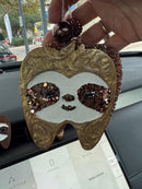 Sloth Tooth Car Freshener & Vent Clip – Cute Tooth Air Freshie | Funny Dental Assistant, Hygienist Dentist Car Accessory Gift