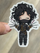 Dental Halloween Sticker: Edward Scissorhands Tooth