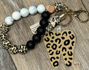 Leopard Print Tooth Keychain: Dental Assistant Gift