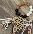 Leopard Print Tooth Keychain: Dental Assistant Gift