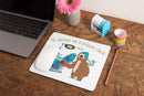 Dental Mouse Pad, Dental Hygiene, Dental Hygienist Mousepad – Cute Tooth Office Decor for Dental Assistants, Hygienists & Students