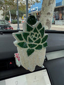 Dental Succulent Car Freshener & Vent Clip – Cute Tooth Air Freshie | Car Accessory Gift for Dental Assistants, Hygienists Students