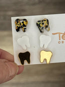 Glitter Dental Earrings, Red Teeth Earrings, Tooth Earrings, Tooth Earrings, Dental Hygiene Gift Dental Assistant, Dental Graduation