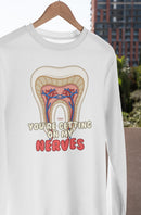 Funny Dental Anatomy Sweatshirt – Teeth Obsessed Crewneck