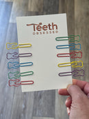 Dental Paper Clips, Tooth Clips, Teeth and Floss Paper Clips, Dental Gifts, Dental Office Gifts, Dental Hygiene Gift