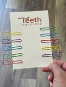 Dental Paper Clips, Tooth Clips, Teeth and Floss Paper Clips, Dental Gifts, Dental Office Gifts, Dental Hygiene Gift