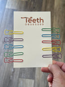 Dental Paper Clips, Tooth Clips, Teeth and Floss Paper Clips, Dental Gifts, Dental Office Gifts, Dental Hygiene Gift