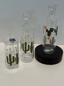 Cactus Bottle and Glass, Dental Assistant Gift | Hygienist Tumbler | Dentist Mug | Tooth Glass Can | Dental Team Gifts | Teeth Cup