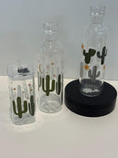 Cactus Bottle and Glass, Dental Assistant Gift | Hygienist Tumbler | Dentist Mug | Tooth Glass Can | Dental Team Gifts | Teeth Cup