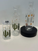 Cactus Bottle and Glass, Dental Assistant Gift | Hygienist Tumbler | Dentist Mug | Tooth Glass Can | Dental Team Gifts | Teeth Cup