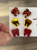 Dental Earrings, Teeth Earrings, Tooth Earrings, Tooth Earrings, Dental Hygiene Gift Dental Assistant, Dental Graduation