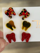 Dental Earrings, Teeth Earrings, Tooth Earrings, Tooth Earrings, Dental Hygiene Gift Dental Assistant, Dental Graduation