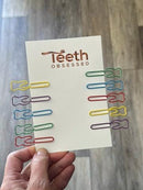 Dental Paper Clips, Tooth Clips, Teeth and Floss Paper Clips, Dental Gifts, Dental Office Gifts, Dental Hygiene Gift