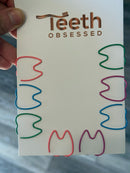 Dental Paper Clips, Tooth Clips, Teeth and Floss Paper Clips, Dental Gifts, Dental Office Gifts, Dental Hygiene Gift