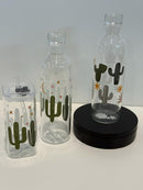 Cactus Bottle and Glass, Dental Assistant Gift | Hygienist Tumbler | Dentist Mug | Tooth Glass Can | Dental Team Gifts | Teeth Cup
