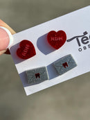 Valentine Dental Earrings