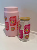 Valentine Candy Tumbler or Libbey Glass | Candy Heart Cup | Valentine Drinkware | Cute Valentine Gift | Dental Valentine Cup