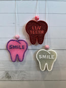 Valentine Tooth Freshener | Dental Air Freshener | Tooth Shaped Freshener | Valentine Dental Gift | Hygienist Assistant Gift