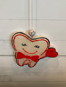 Valentine Tooth Freshener | Dental Air Freshener | Tooth Shaped Freshener | Valentine Dental Gift | Hygienist Assistant Gift