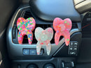 Valentine Dental Car Freshies, Tooth Freshener, Dental Hygienists, Teeth Freshener, Dental Car Fresheners, Tooth Mold, Tooth Vent