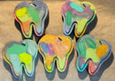 Dental Crayons – Tooth, Implant, Scrub Top & Denture Shapes | Dental Gifts | Dentist Assistant Gifts | Dental Office Fun