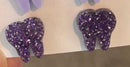 Purple Tooth Dental Earrings, Teeth Earrings, Tooth Studs, RDH, Hygienist, Dental Hygiene Gift, Dental Assistant, Dental Graduation