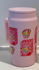 Valentine Candy Tumbler or Libbey Glass | Candy Heart Cup | Valentine Drinkware | Cute Valentine Gift | Dental Valentine Cup