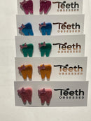 Dental Earrings, Teeth Earrings, Tooth Earrings, Glitter Tooth Earrings, Dental Hygiene Gift Dental Assistant, Dental Graduation