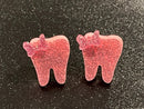 Dental Earrings, Teeth Earrings, Tooth Earrings, Glitter Tooth Earrings, Dental Hygiene Gift Dental Assistant, Dental Graduation
