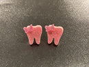 Dental Earrings, Teeth Earrings, Tooth Earrings, Glitter Tooth Earrings, Dental Hygiene Gift Dental Assistant, Dental Graduation