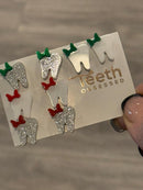 Dental Earrings, Teeth Earrings, Tooth Earrings, Glitter Tooth Earrings, Dental Hygiene Gift Dental Assistant, Dental Graduation