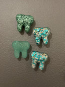 3 Acrylic Tooth Magnets: Dental Office Decor