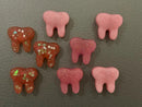 3 Acrylic Tooth Magnets: Dental Office Decor