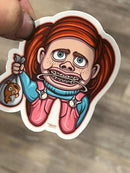 Dental Sticker, Dentist Sticker, Dental Gift Sticker, Tooth Sticker, Dental Assistant, Braces Sticker, Orthodontist Assistant