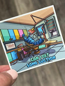 Caterpillar Dental Stickers | Dentist Office Decor | Dental Assistant Gift | Hygienist Sticker | Tooth Stickers | Dental Team Swag